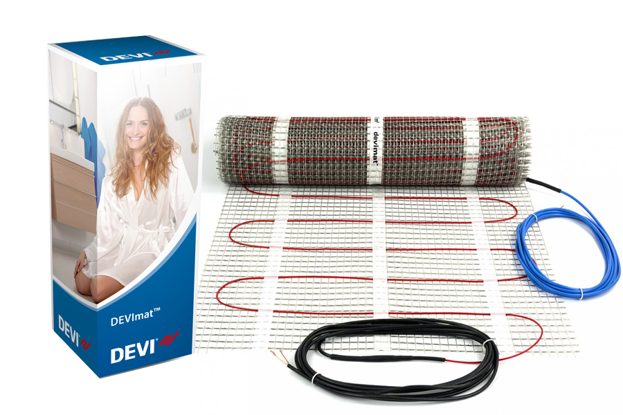 Кабельный мат DEVIheat 150S - 1м2 (DSVF 150 вт/м2) Кабельный мат DEVIheat 150S - 1м2 (DSVF 150 вт/м2)