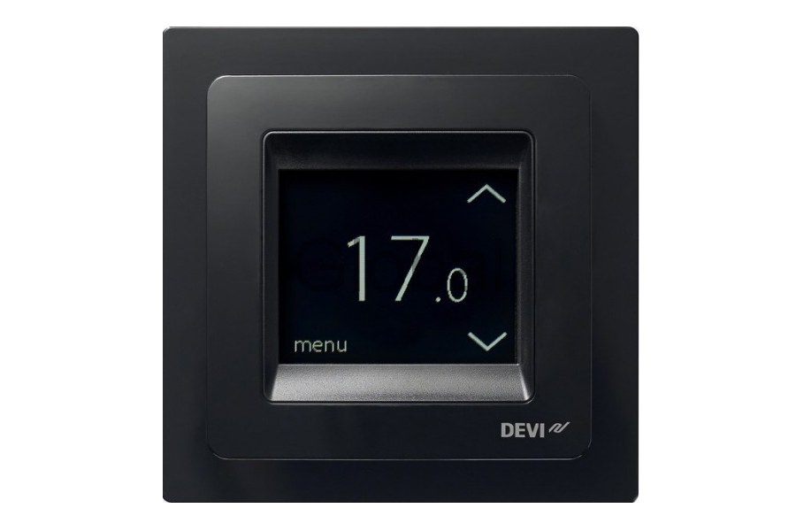 Терморегулятор Devireg Touch - черный (Black) Терморегулятор Devireg Touch - черный (Black)